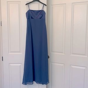 Alfred Angelo blue long dress size 6